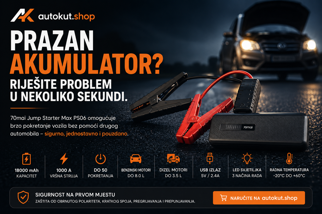 Kako pokrenuti automobil s praznim akumulatorom?