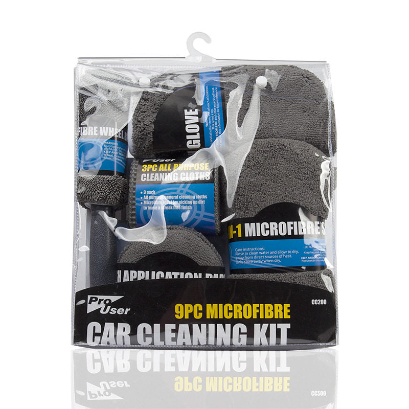 Set za čišćenje automobila – 9 komada