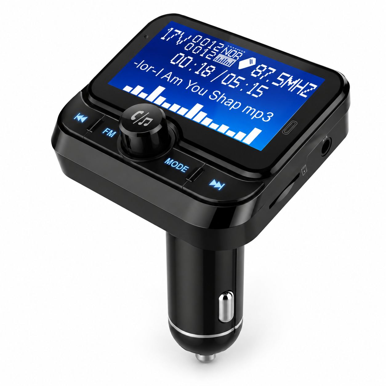 Bluetooth FM transmiter za automobil s LCD zaslonom i hands free funkcijom
