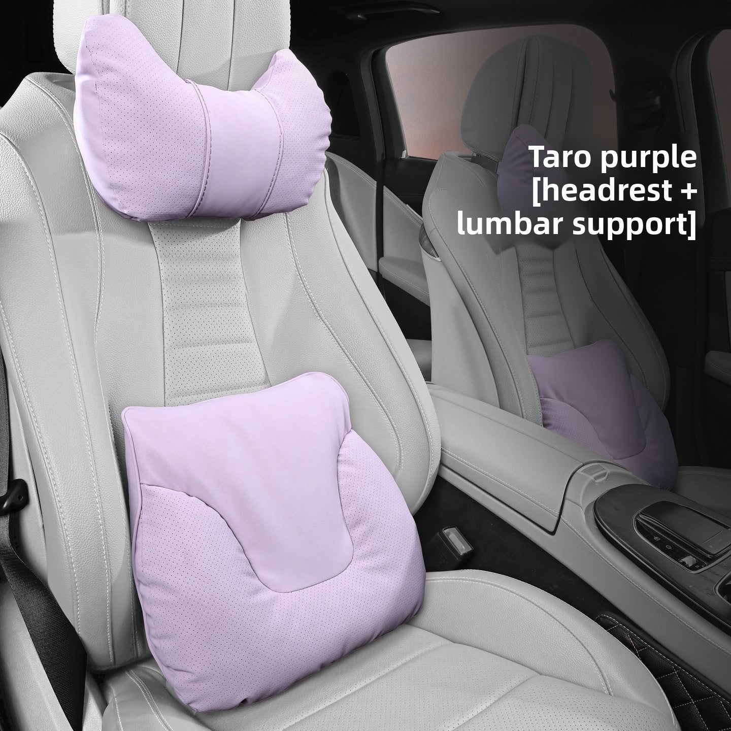 Set auto jastuka za vrat i lumbalne potpore