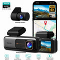 Botslab G980H PRO 4K GPS dash kamera s prednjom i straznjom kamerom za auto